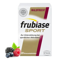 Produktbild von FRUBIASE SPORT Brausetabletten Waldfrucht laktosefrei und glutenfrei für Sportler