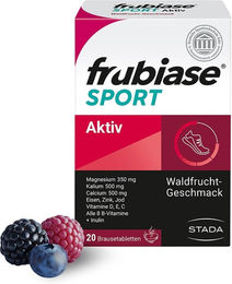 Frubiase Sport STADA Brausetabletten Beeren-Mix zuckerfrei glutenfrei laktosefrei für Sportler 240 Stück – Bild 1 von 3