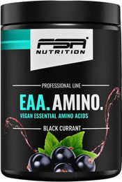 FSA NUTRITION EAA Aminosäuren Komplex hochdosiert vegan Pulver schwarze Johannisbeere – Bild 1 von 3