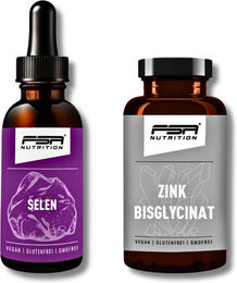 FSA NUTRITION Kombi-Set mit Selen Tropfen 50 ml und Zink Bisglycinat 365 Tabletten – Bild 1 von 2
