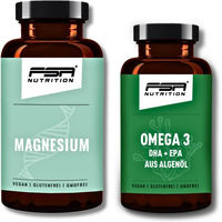 Produktbild von FSA NUTRITION Magnesium und Omega Set mit 120 Kapseln