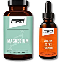 Produktbild von FSA NUTRITION Magnesium und Vitamin D3K2 Set Tropfen