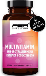 FSA NUTRITION Multivitamin mit OPC Traubenkern Extrakt und Coenzym Q10 Kapseln ohne Zusatzstoffe – Bild 1 von 4