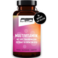 Produktbild von FSA NUTRITION Multivitamin mit OPC Traubenkern Extrakt und Coenzym Q10 Kapseln ohne Zusatzstoffe