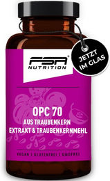 FSA NUTRITION OPC 70 Traubenkern Extrakt und Traubenkernmehl Kapseln ohne Zusatzstoffe – Bild 1 von 4