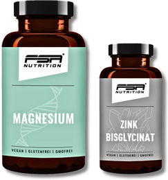 FSA NUTRITION Set mit Magnesium Bisglycinat und Citrate 120 Kapseln sowie Zink Bisglycinat 365 Tabletten – Bild 1 von 1
