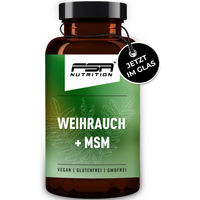 Produktbild von FSA NUTRITION Weihrauch Boswellia Extrakt und MSM Kapseln vegan