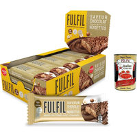 Produktbild von FULFIL Proteinriegel Schokolade-Haselnuss mit Vitaminen und 14 g Protein, zuckerarm, 15 Stück à 40 g