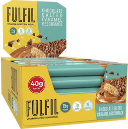 Fulfil Vitamin & Protein Riegel Schokolade Salted Caramel zuckerarm 15x40g – Bild 1 von 1