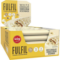 Produktbild von FULFIL Vitamin- und Proteinriegel Cookies & Cream mit weißer Schokolade 15 x 40 g