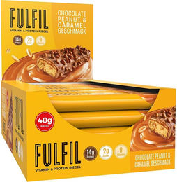 Fulfil Vitamin- und Proteinriegel Schokolade-Karamell zuckerarm 15x40 g – Bild 1 von 1