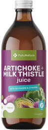FutuNatura Artischocke und Mariendistel Saft mit Vitamin C zuckerfrei 500 ml – Bild 1 von 1
