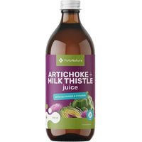 Produktbild von FutuNatura Artischocke und Mariendistel Saft mit Vitamin C zuckerfrei 500 ml