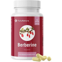 Produktbild von FutuNatura Berberin 500 mg Berberitze Kapseln vegan
