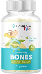 FutuNatura Bones Gummies für Kinder mit Vitamin D3, K2 und Kalzium, 30 Stück – Bild 1 von 1