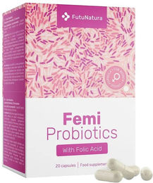 FutuNatura Femi Probiotics mit Vitamin B9 Folsäure Kapseln für Frauen – Bild 1 von 1