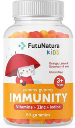 FutuNatura Immunity Gummies Zink und Vitamine für Kinder ohne Zusatzstoffe 60 Stück – Bild 1 von 1