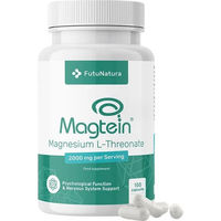 Produktbild von FutuNatura Magnesium L-Threonat Magtein Kapseln vegetarisch ohne Zusatzstoffe 100 Stück