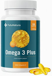 FutuNatura Premium Omega-3-Plus 1000 mg Kapseln 120 Stück – Bild 1 von 1