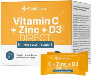 FutuNatura Vitamin C 500 mg mit Zink und Vitamin D3 Pulver 30 g – Bild 1 von 1