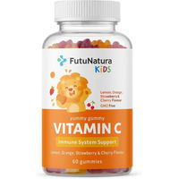 Produktbild von FutuNatura Vitamin C Gummies für Kinder zuckerfrei und ohne Zusatzstoffe