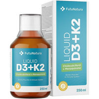 Produktbild von FutuNatura Vitamin D3 + K2 Tropfen flüssig 250 ml