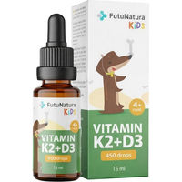 Produktbild von FutuNatura Vitamin K2 + D3 Tropfen für Kinder