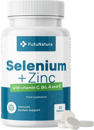 FutuNatura Zink Biotin Selen Kombination Tabletten für Erwachsene 30 Stück – Bild 1 von 1