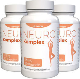 Fyron Neuro Komplex Anti-Stress-Komplex Kapseln vegan 180 Stück (3x 60 Kapseln) – Bild 1 von 1