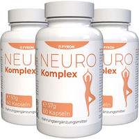Produktbild von Fyron Neuro Komplex Anti-Stress-Komplex Kapseln vegan 180 Stück (3x 60 Kapseln)