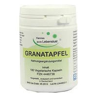 Produktbild von G & M Naturwaren Granatapfel Konzentrat 40% Vegetarische Kapseln 180 Stück