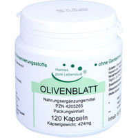 Produktbild von G & M Naturwaren Olivenblatt Extrakt Vegetarische Kapseln 120 Stück
