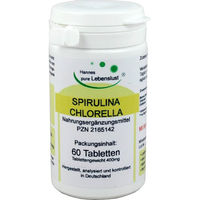 Produktbild von G & M Naturwaren Spirulina und Chlorella Superfood-Mischung Tabletten 60 Stück