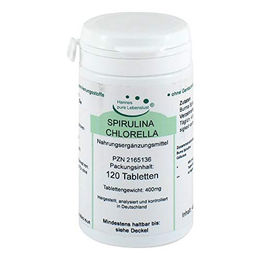 G & M Naturwaren Spirulina und Chlorella Tabletten 120 Stück – Bild 1 von 1