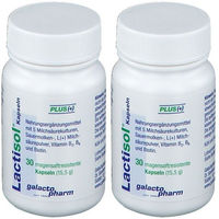 Produktbild von Galactopharm Lactisol Kapseln für Erwachsene und Kinder