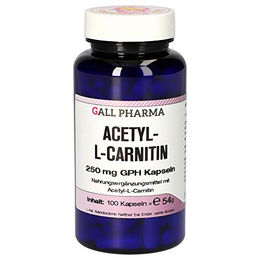 Gall Pharma Acetyl-L-Carnitin 250 mg Kapseln 100 Stück glutenfrei und laktosefrei – Bild 1 von 1
