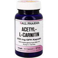Produktbild von GALL PHARMA Acetyl-L-Carnitin 250 mg Kapseln glutenfrei und laktosefrei