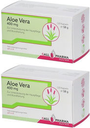 GALL PHARMA Aloe Vera 400 mg Kapseln glutenfrei und laktosefrei 120 Stück – Bild 1 von 1
