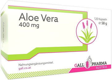 GALL PHARMA Aloe Vera 400 mg Kapseln glutenfrei und laktosefrei 120 Stück – Bild 1 von 1