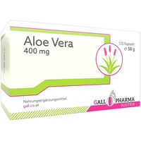 Produktbild von GALL PHARMA Aloe Vera 400 mg Kapseln glutenfrei und laktosefrei 120 Stück