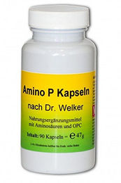 Gall Pharma Amino P Kapseln nach Dr. Welker, 750 Stück, glutenfrei, laktosefrei und hefefrei – Bild 1 von 1