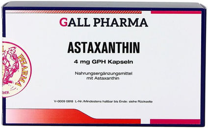 GALL PHARMA Astaxanthin 4 mg Kapseln glutenfrei und laktosefrei – Bild 1 von 1