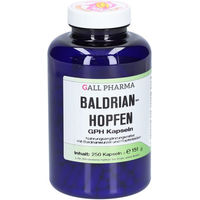 Produktbild von GALL PHARMA Baldrian-Hopfen Kombipräparat Kapseln glutenfrei und laktosefrei 250 Stück