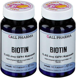GALL PHARMA Biotin 0,45 mg Kapseln für Erwachsene 60 Stück – Bild 1 von 1