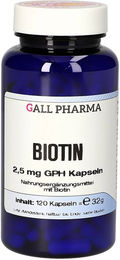 GALL PHARMA Biotin 2,5 mg Kapseln für Erwachsene 120 Stück – Bild 1 von 1