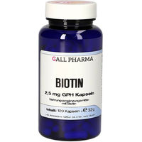 Produktbild von GALL PHARMA Biotin 2,5 mg Kapseln für Erwachsene 120 Stück