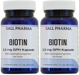 GALL PHARMA Biotin 2,5 mg Kapseln für Erwachsene 120 Stück – Bild 1 von 1