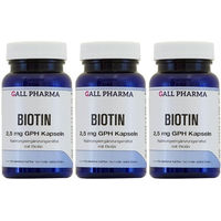 Produktbild von GALL PHARMA Biotin 2,5 mg Kapseln für Erwachsene 120 Stück