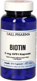 GALL PHARMA Biotin 5 mg Kapseln für Erwachsene 120 Stück – Bild 1 von 2