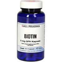 Produktbild von GALL PHARMA Biotin 5 mg Kapseln für Erwachsene 120 Stück